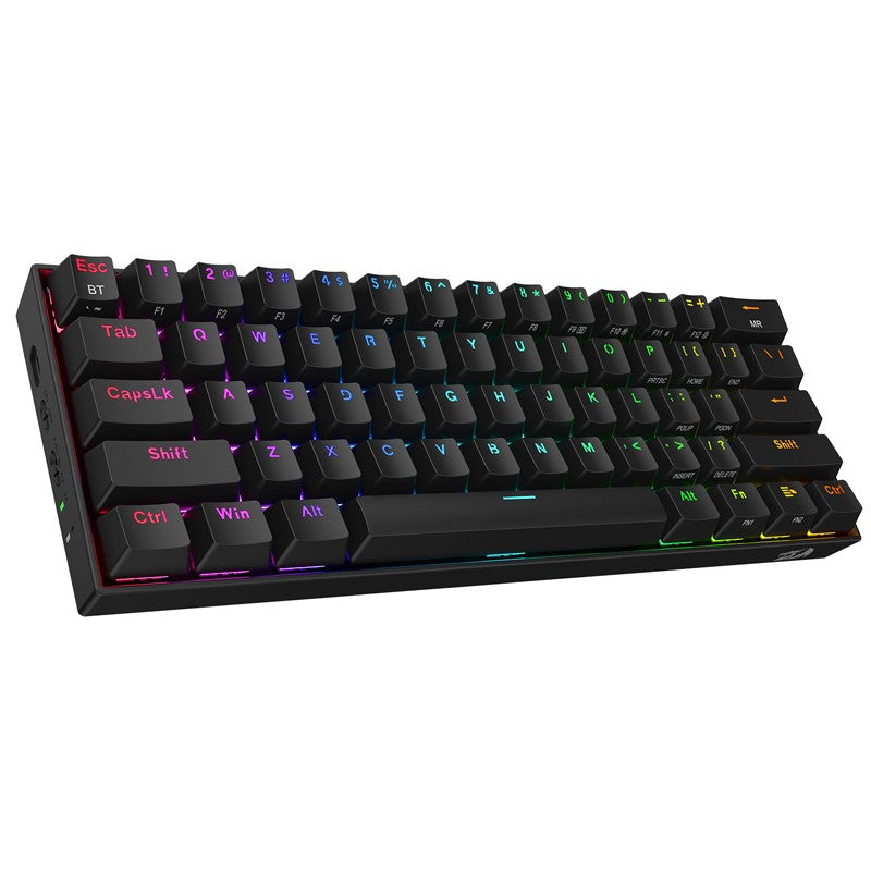 Redragon Draconic K530 PRO 60% Compact Wireless RGB Mechanical Gaming Keyboard (Red Switch) - Black Redragon Draconic K530 PRO 60% Compact Wireless RGB Mechanical Gaming Keyboard (Red Switch) - Black